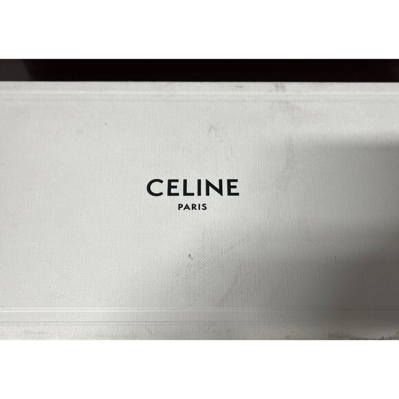 CELINE Black Leather Pouch Cloth Box Authentic Case Eyeglasses Sunglasses - Picture 9 of 11